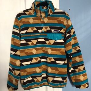 Patagonia multi colored fleece